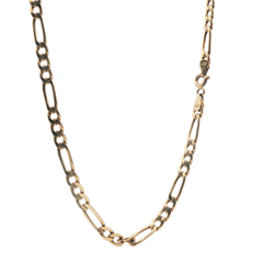 18" - Pre Owned - 9ct - Figaro Link Chain - ( 5.27g ) - Goldbank Jewellers