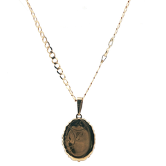 17" - Pre Owned - 9ct - Curb And Locket Chain - ( 8.31g ) - Goldbank Jewellers