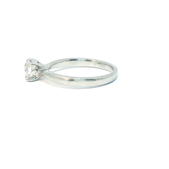 Platinum 0.5ct solitaire G-H SI1 - Goldbank Jewellers