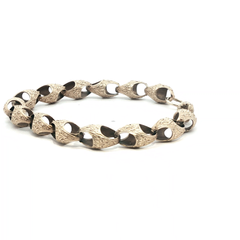 7.5" - Pre Owned - 9ct - Patterned Acorn Bracelet - ( 14.94g ) - Goldbank Jewellers