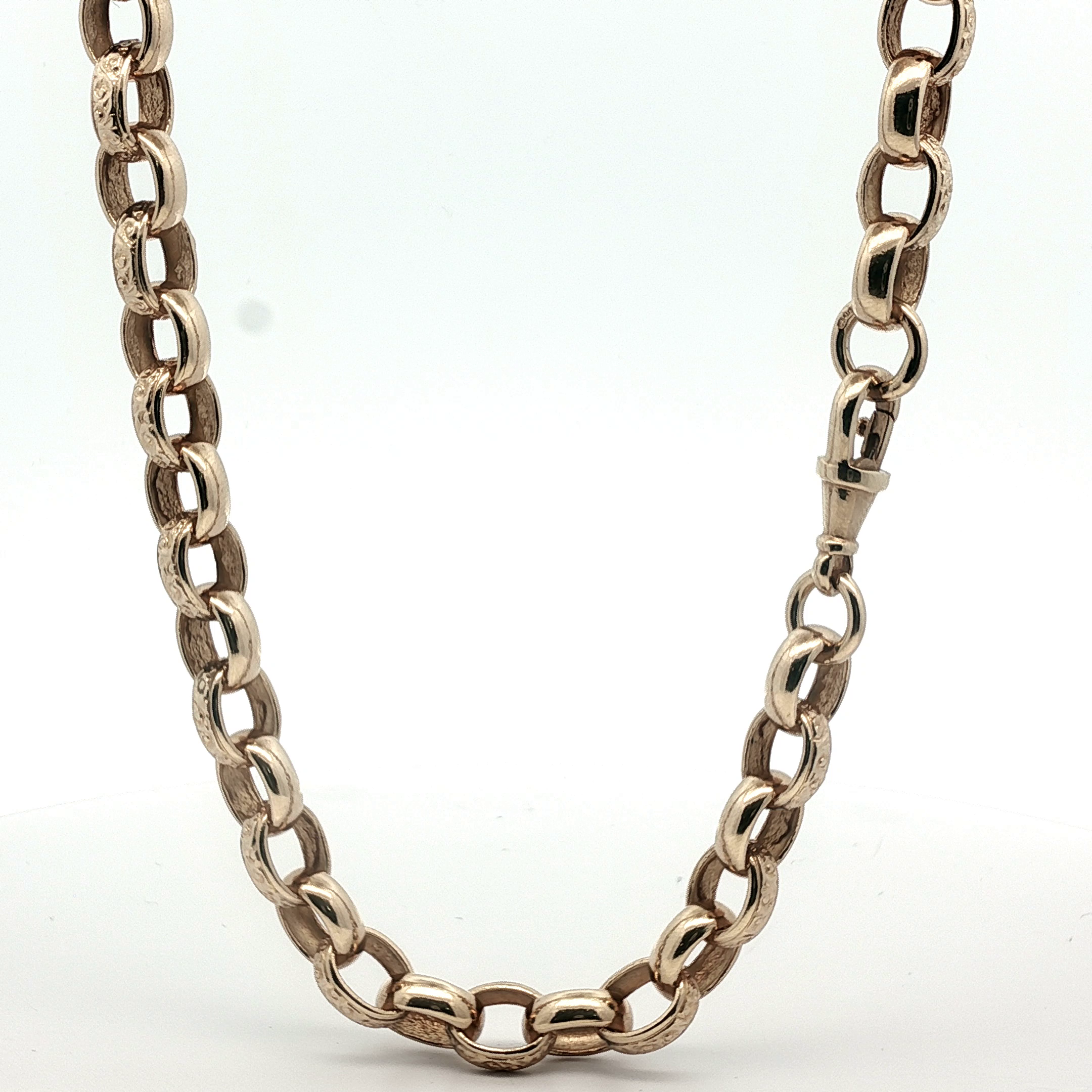 22" - Pre Owned - 9ct - Belcher Chain - ( 64.16g ) - Goldbank Jewellers