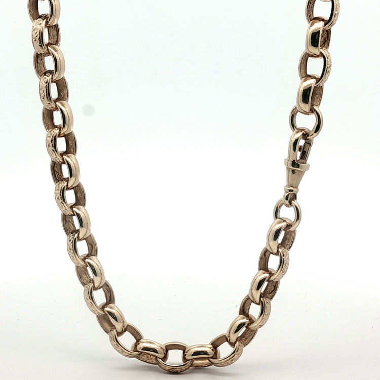 22" - Pre Owned - 9ct - Belcher Chain - ( 64.16g ) - Goldbank Jewellers