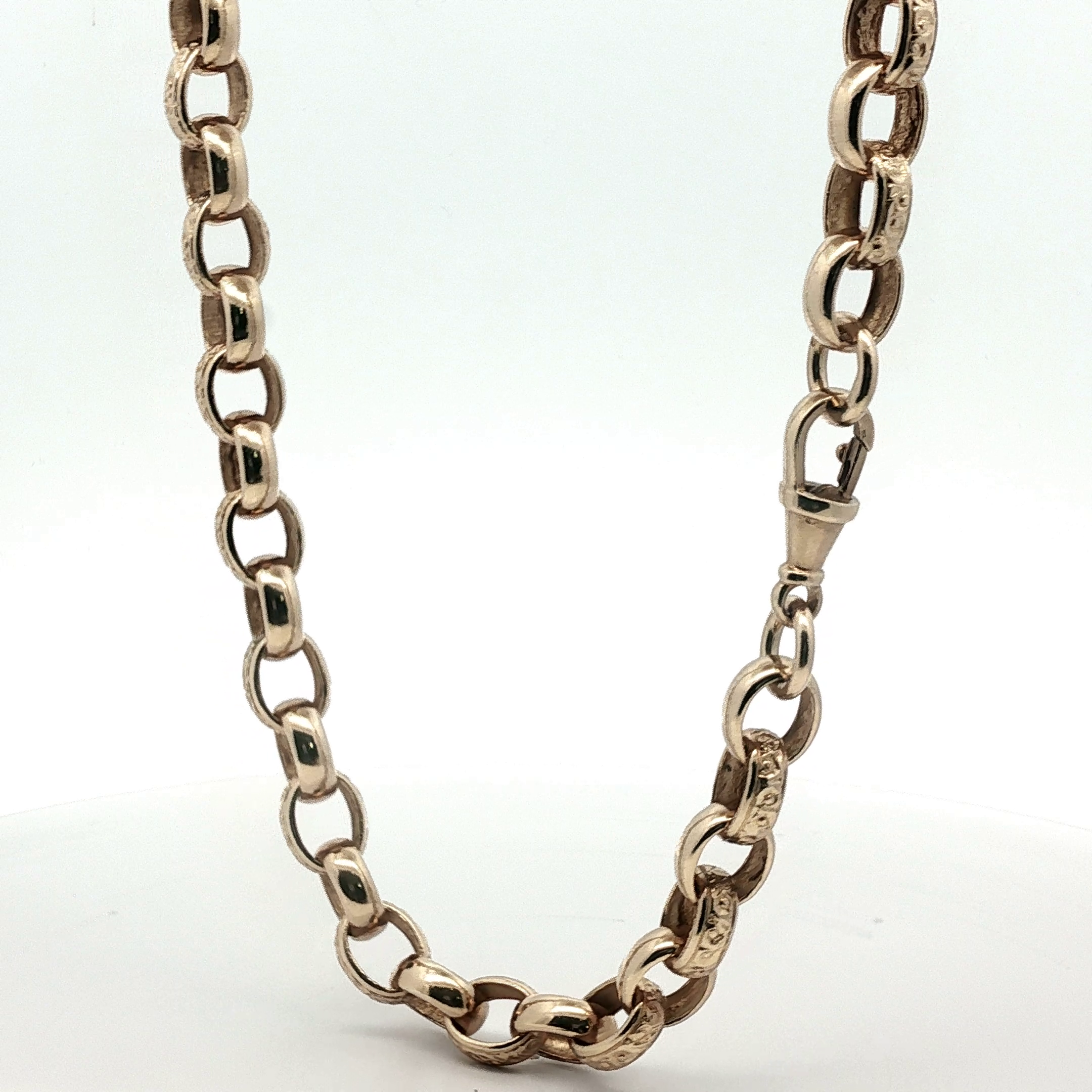 22" - Pre Owned - 9ct - Belcher Chain - ( 64.16g ) - Goldbank Jewellers