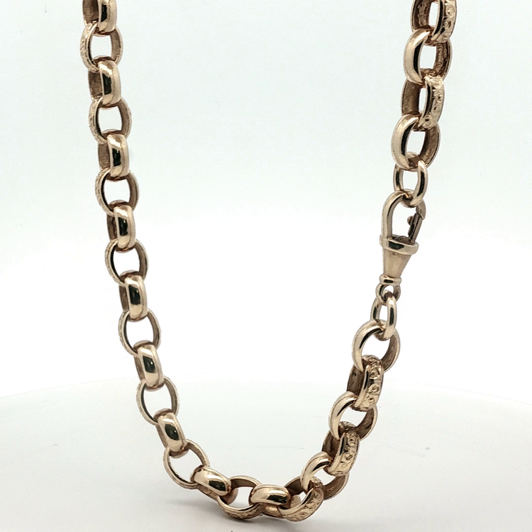 22" - Pre Owned - 9ct - Belcher Chain - ( 64.16g ) - Goldbank Jewellers