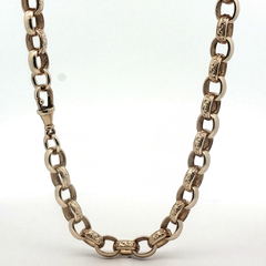 22" - Pre Owned - 9ct - Belcher Chain - ( 64.16g ) - Goldbank Jewellers