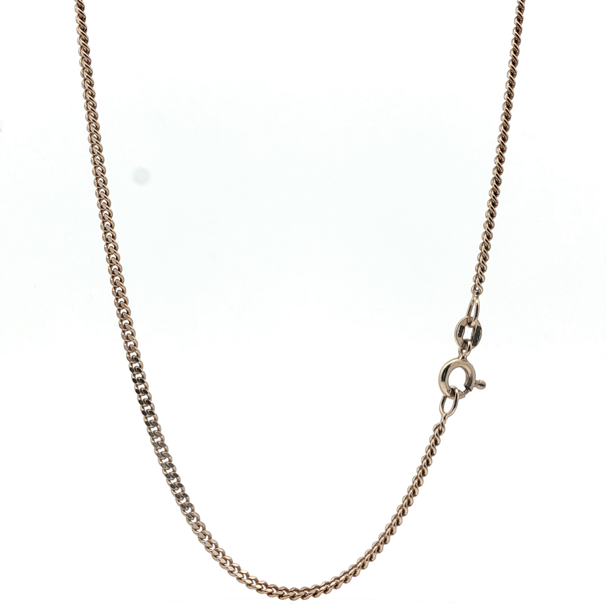 20" - Pre Owned - 9ct - Flat Curb Chain - ( 6.75g ) - Goldbank Jewellers