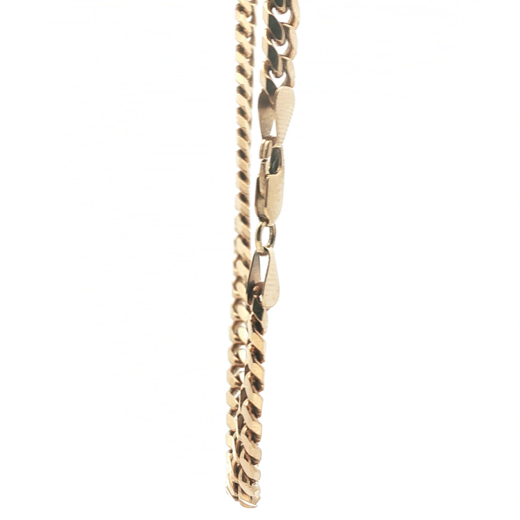 20" - Pre Owned - 9ct - Cubin Chain - ( 37.88g ) - Goldbank Jewellers