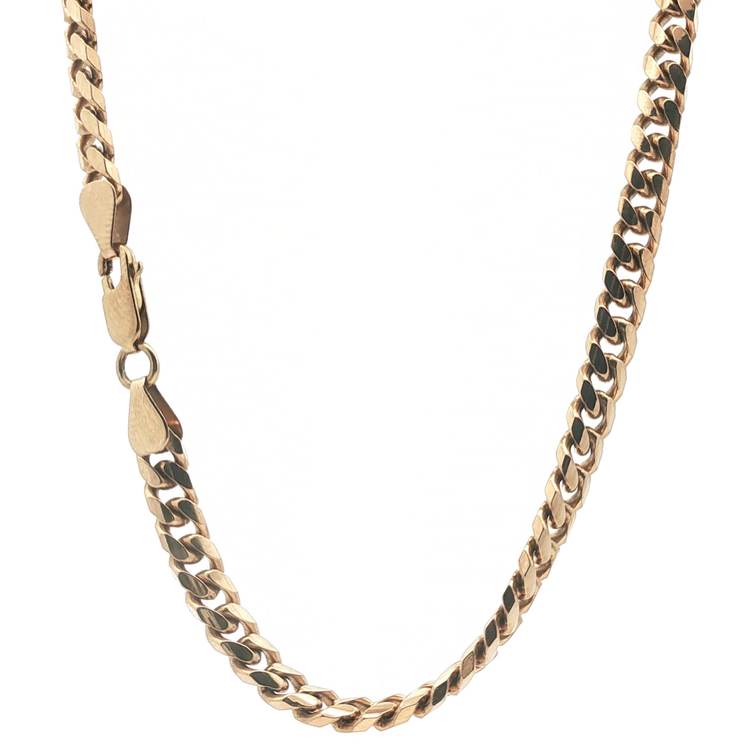 20" - Pre Owned - 9ct - Cubin Chain - ( 37.88g ) - Goldbank Jewellers