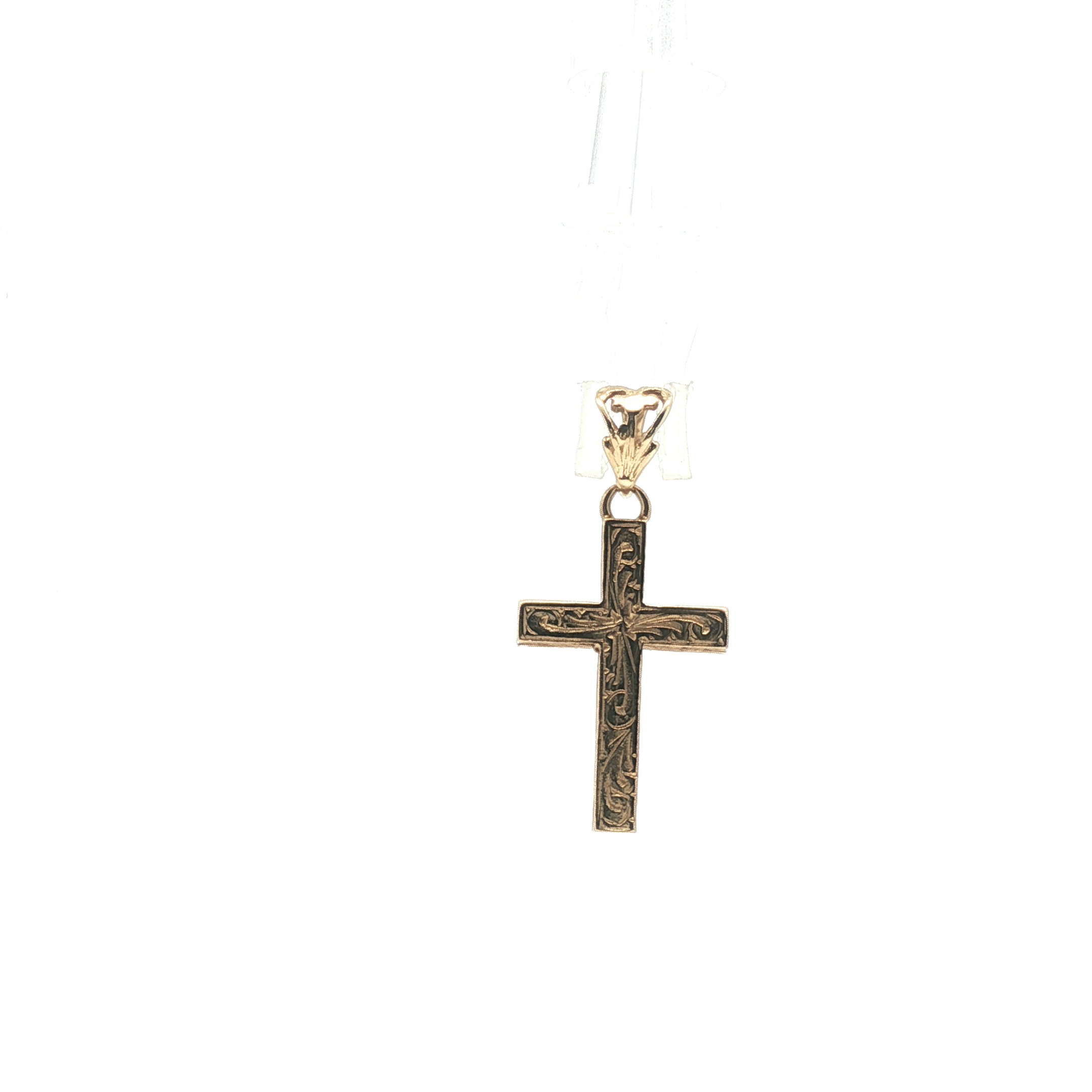 1" - Pre Owned - 9ct - Cross Pendant - ( 4.64g ) - Goldbank Jewellers