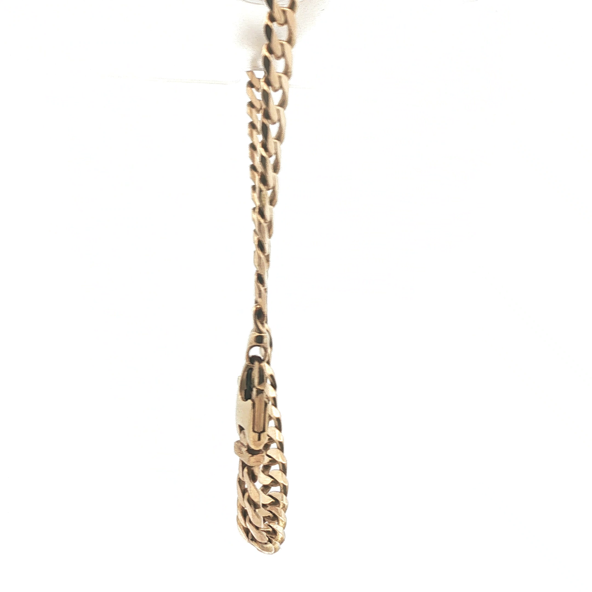 21" - Pre Owned - 9ct - Flab Curb Chain - ( 24.74g ) - Goldbank Jewellers