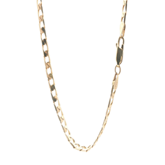 22" - Pre Owned - 9ct - Flat Curb Chain - ( 16.03g ) - Goldbank Jewellers