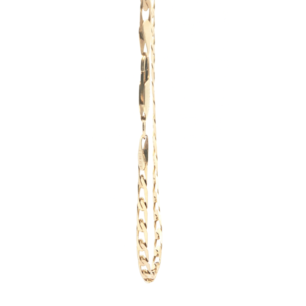22" - Pre Owned - 9ct - Flat Curb Chain - ( 16.03g ) - Goldbank Jewellers