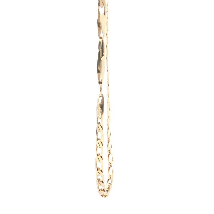 22" - Pre Owned - 9ct - Flat Curb Chain - ( 16.03g ) - Goldbank Jewellers