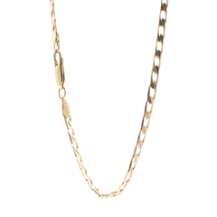 22" - Pre Owned - 9ct - Flat Curb Chain - ( 16.03g ) - Goldbank Jewellers