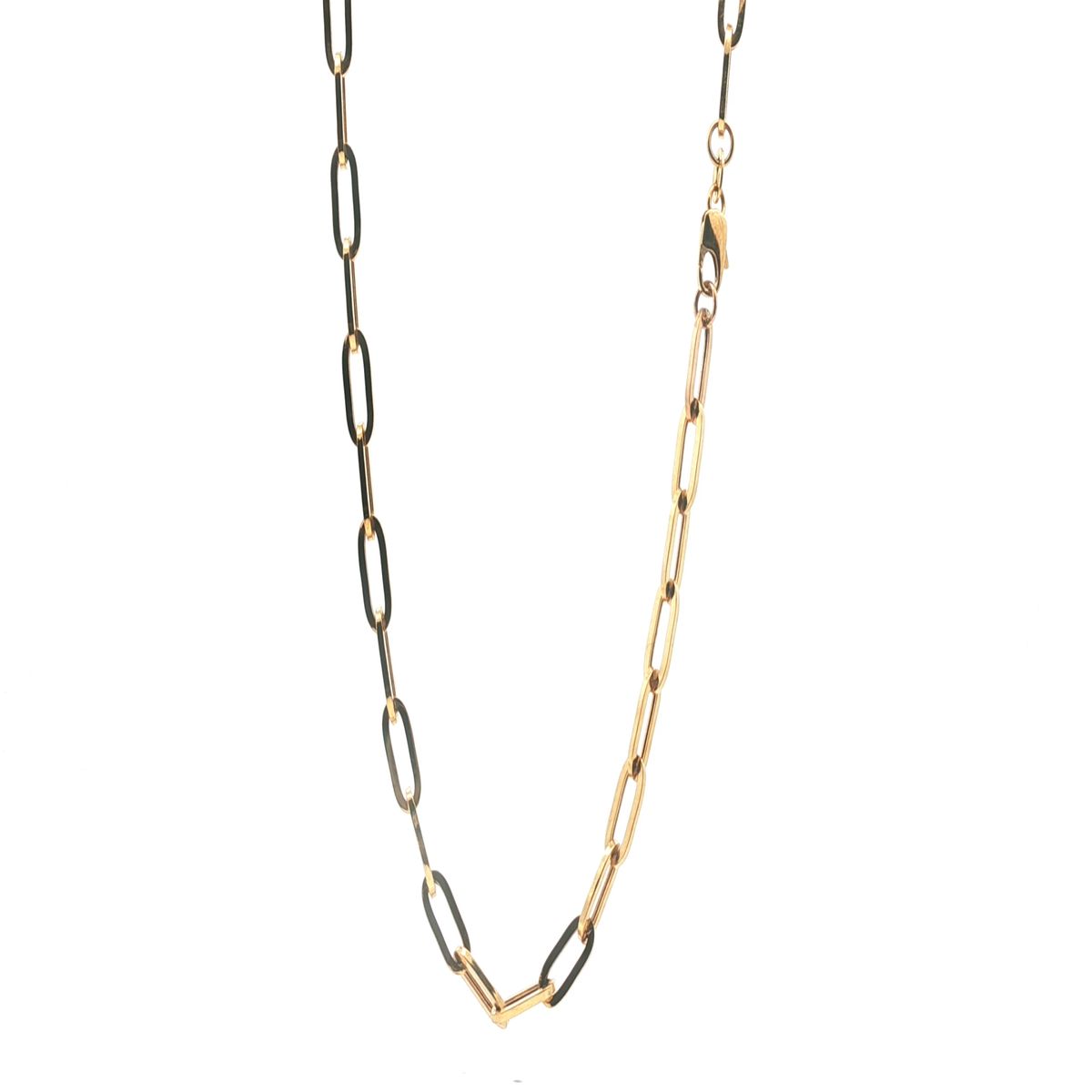 18" - Pre Owned - 9ct - Paperclip Link Chain - ( 8.29g ) - Goldbank Jewellers