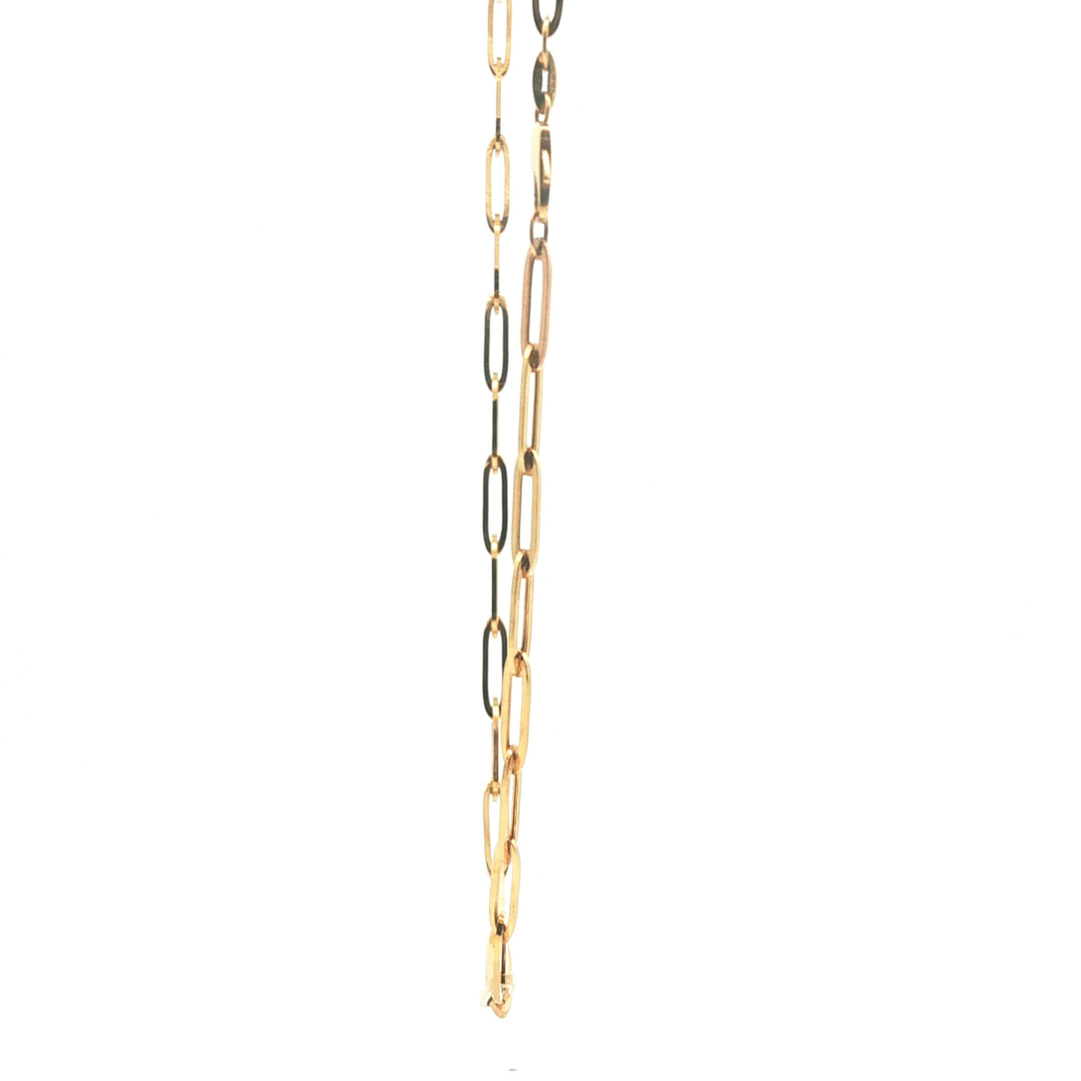18" - Pre Owned - 9ct - Paperclip Link Chain - ( 8.29g ) - Goldbank Jewellers
