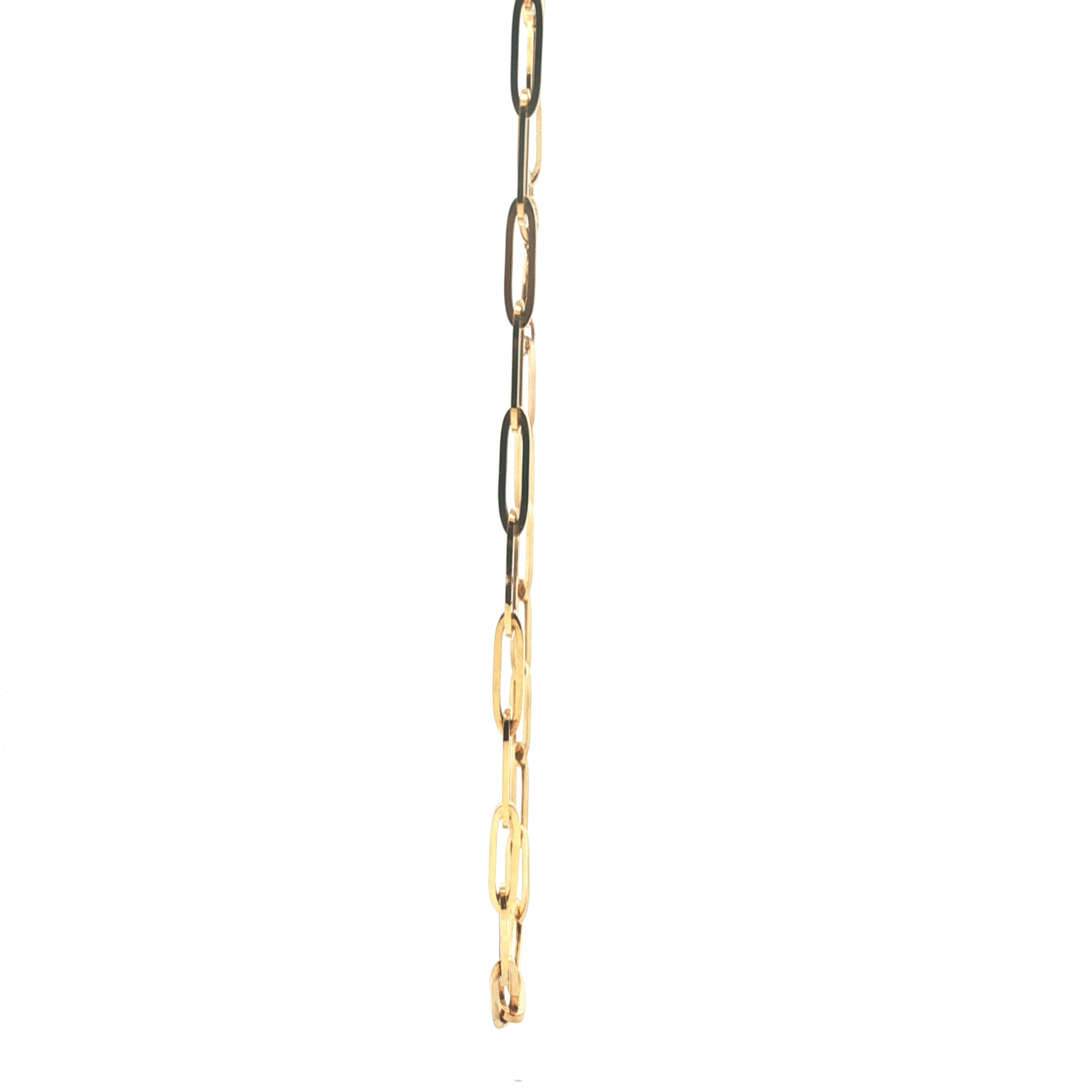 18" - Pre Owned - 9ct - Paperclip Link Chain - ( 8.29g ) - Goldbank Jewellers