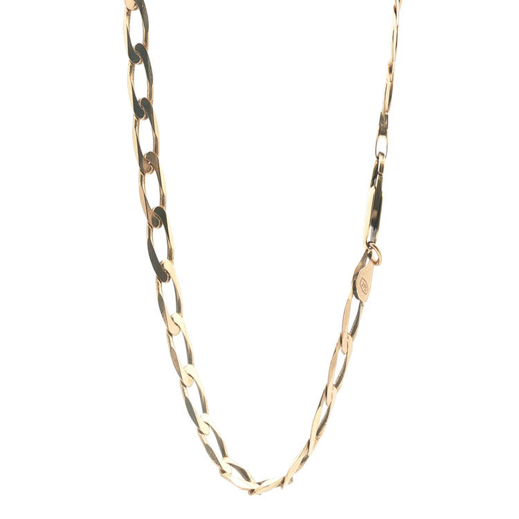21" - Pre Owned - 9ct - Open Curb Chain - ( 21.38g ) - Goldbank Jewellers