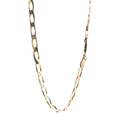 21" - Pre Owned - 9ct - Open Curb Chain - ( 21.38g ) - Goldbank Jewellers