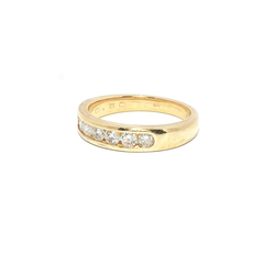 0.50ct Diamond Eternity Ring 18ct Yellow Gold – Channel Set – G Colour SI1