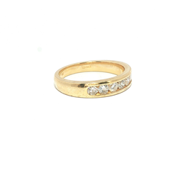 0.50ct Diamond Eternity Ring 18ct Yellow Gold – Channel Set – G Colour SI1