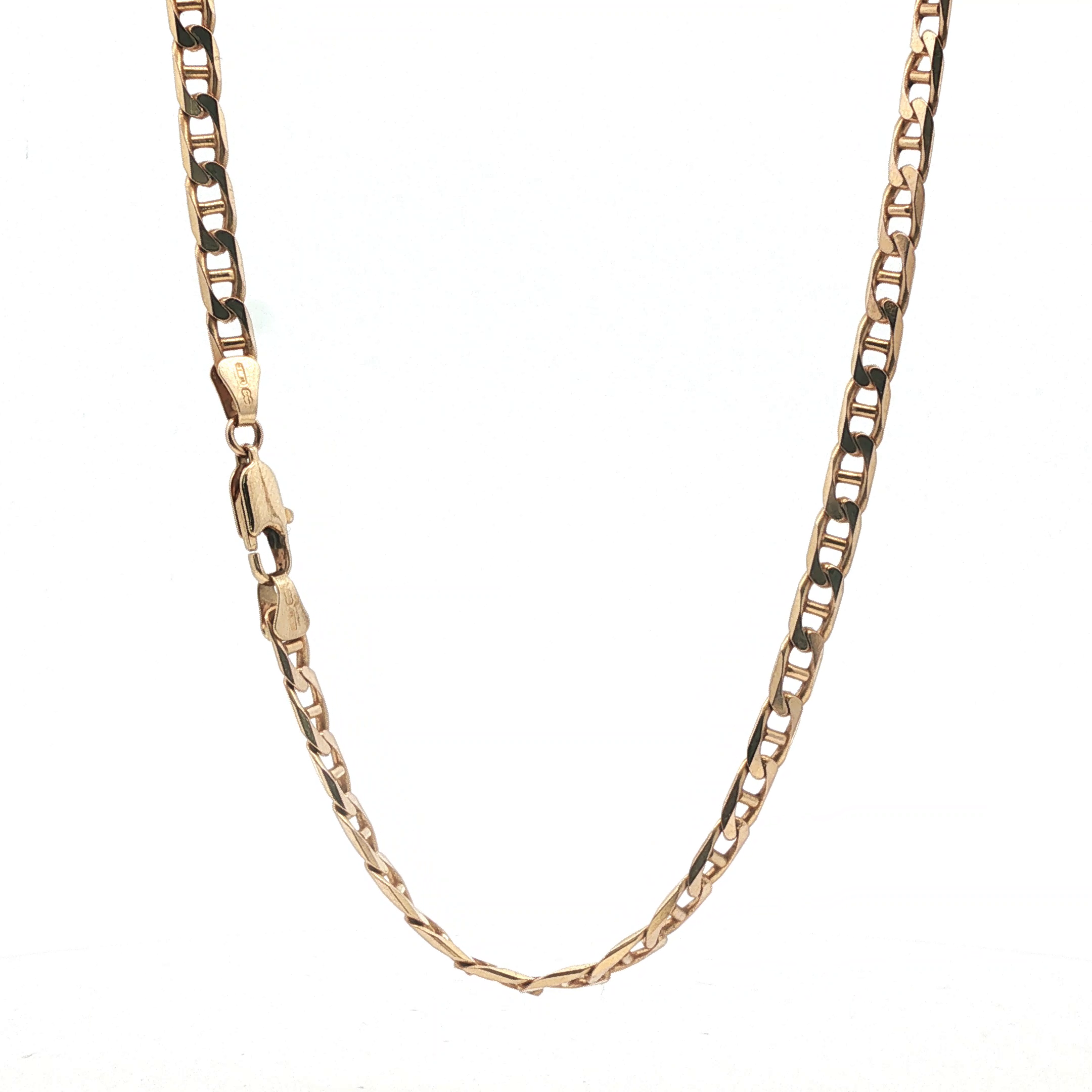 20" - Pre Owned - 9ct - Mariner Link Chain - ( 16.64g ) - Goldbank Jewellers