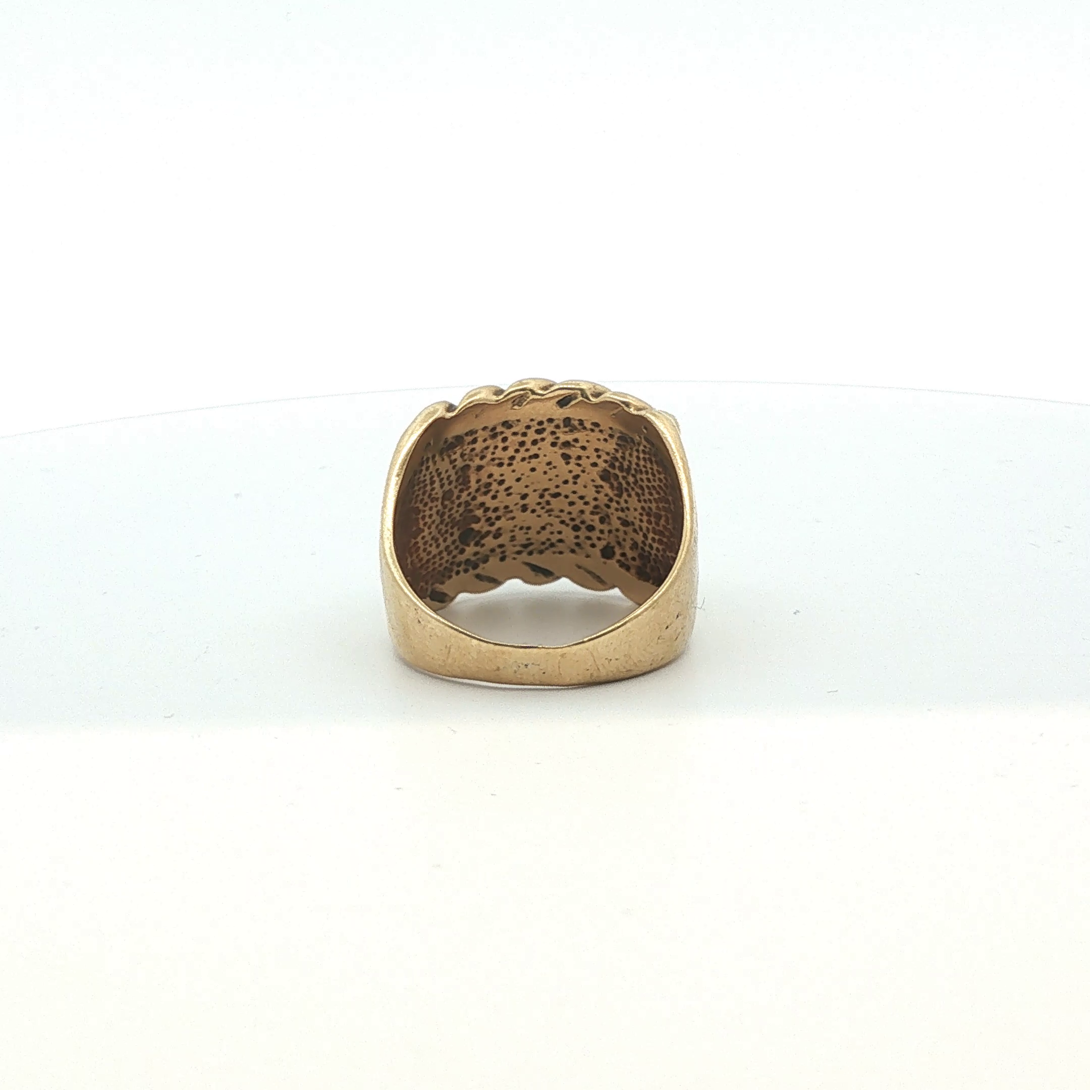 Size X.5 - Pre Owned - 9ct - 5 Row Keeper Ring - ( 14.58g ) - Goldbank Jewellers
