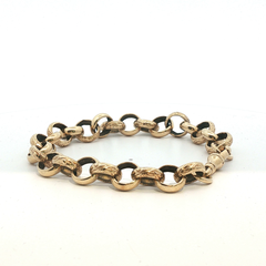 9" - Pre Owned - 9ct - Belcher Bracelet - ( 25.18g ) - Goldbank Jewellers