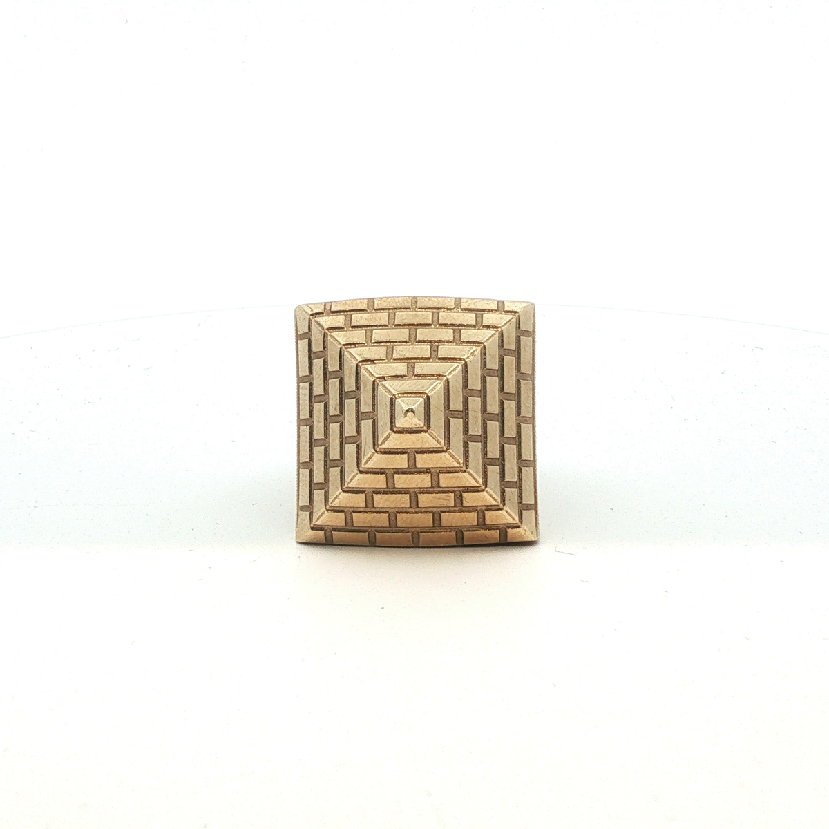 Size T.5 - Pre Owned - 9ct - Pyramid Ring - ( 21.67g ) - Goldbank Jewellers