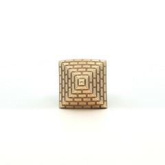 Size T.5 - Pre Owned - 9ct - Pyramid Ring - ( 21.67g ) - Goldbank Jewellers