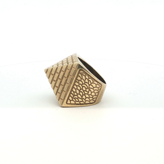 Size T.5 - Pre Owned - 9ct - Pyramid Ring - ( 21.67g ) - Goldbank Jewellers