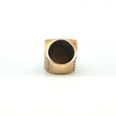 Size T.5 - Pre Owned - 9ct - Pyramid Ring - ( 21.67g ) - Goldbank Jewellers