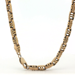 35" - Pre Owned - 9ct - Oval Box Link Chain - ( 56.46g ) - Goldbank Jewellers