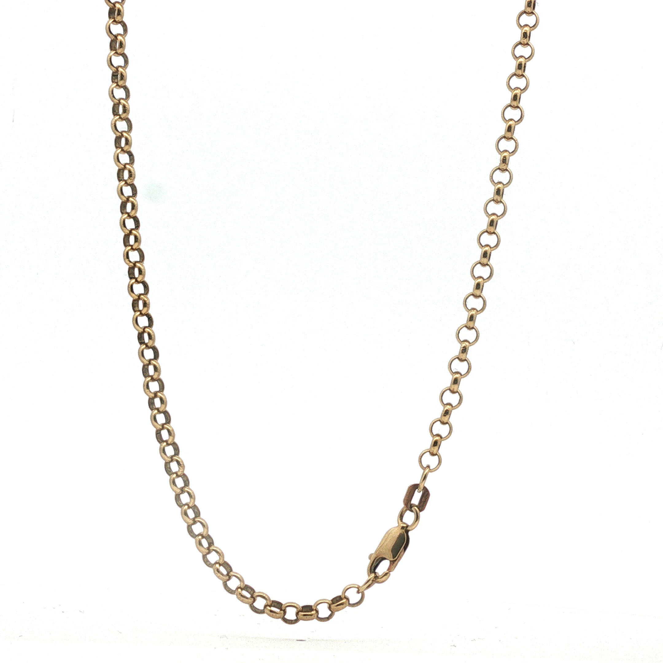 20" - Pre Owned - 9ct - Belcher Chain Necklace - ( 11.56g ) - Goldbank Jewellers