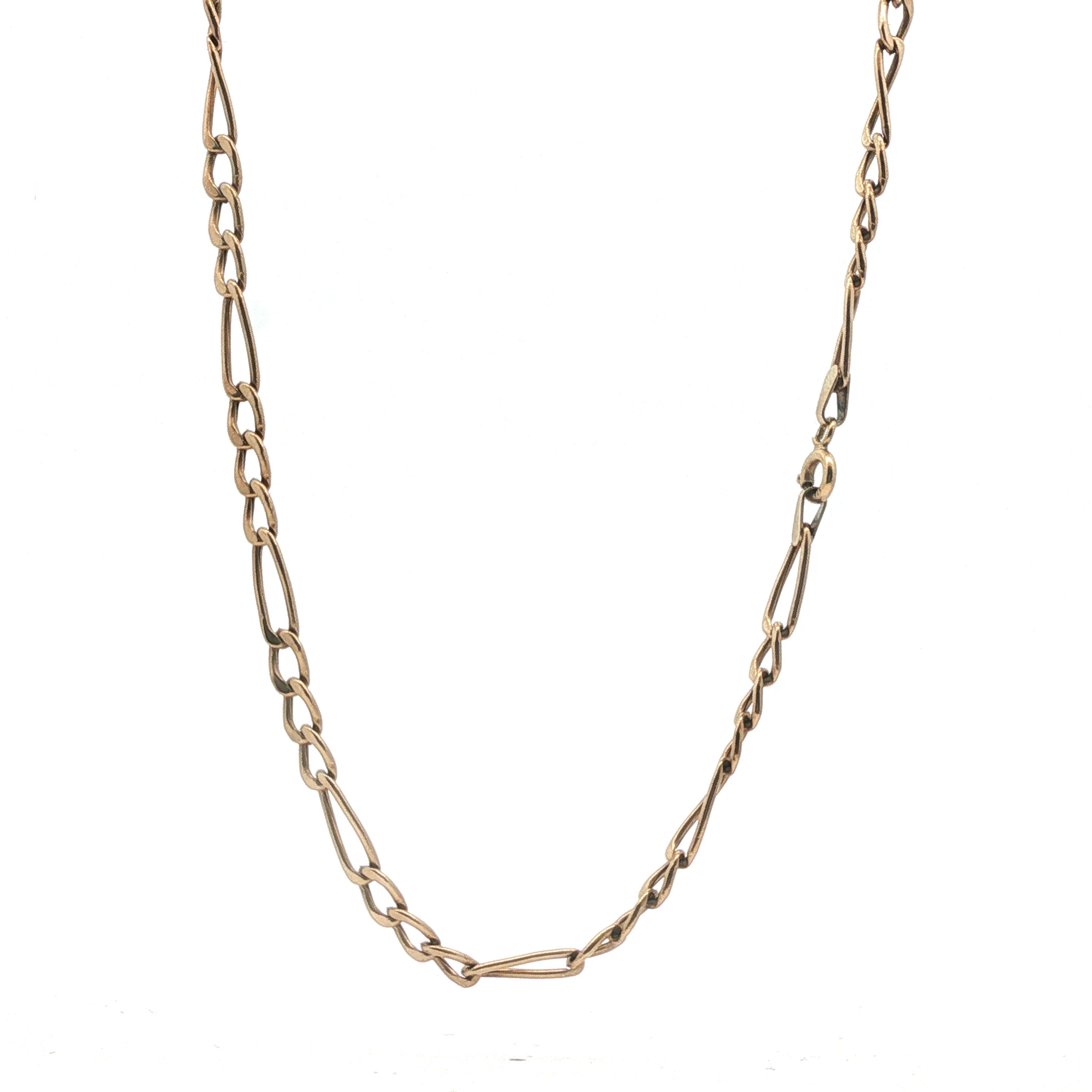 23" - Pre Owned - 9ct - Figaro Link Chain - ( 5.00g ) - Goldbank Jewellers