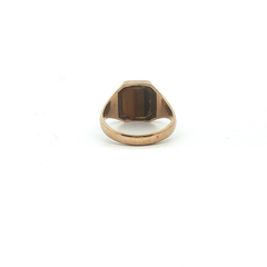 Size S.1/2 - Pre Owned - 9ct - Tiger's Eye Signet Ring - ( 5.56g )