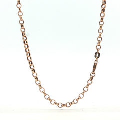 25" - Pre Owned - 9ct - Rose Gold Belcher Chain - ( 6.66g ) - Goldbank Jewellers