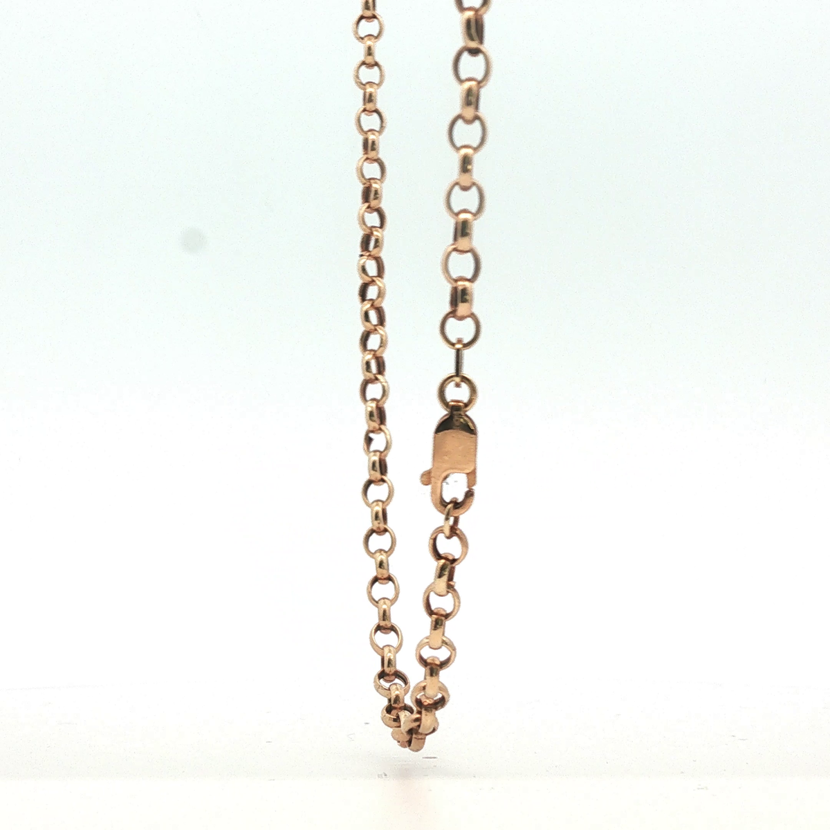 25" - Pre Owned - 9ct - Rose Gold Belcher Chain - ( 6.66g ) - Goldbank Jewellers