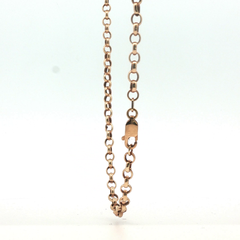 25" - Pre Owned - 9ct - Rose Gold Belcher Chain - ( 6.66g ) - Goldbank Jewellers