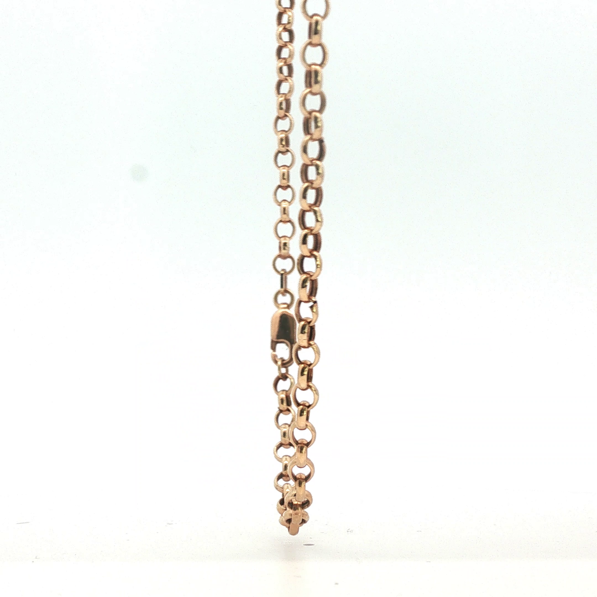 25" - Pre Owned - 9ct - Rose Gold Belcher Chain - ( 6.66g ) - Goldbank Jewellers