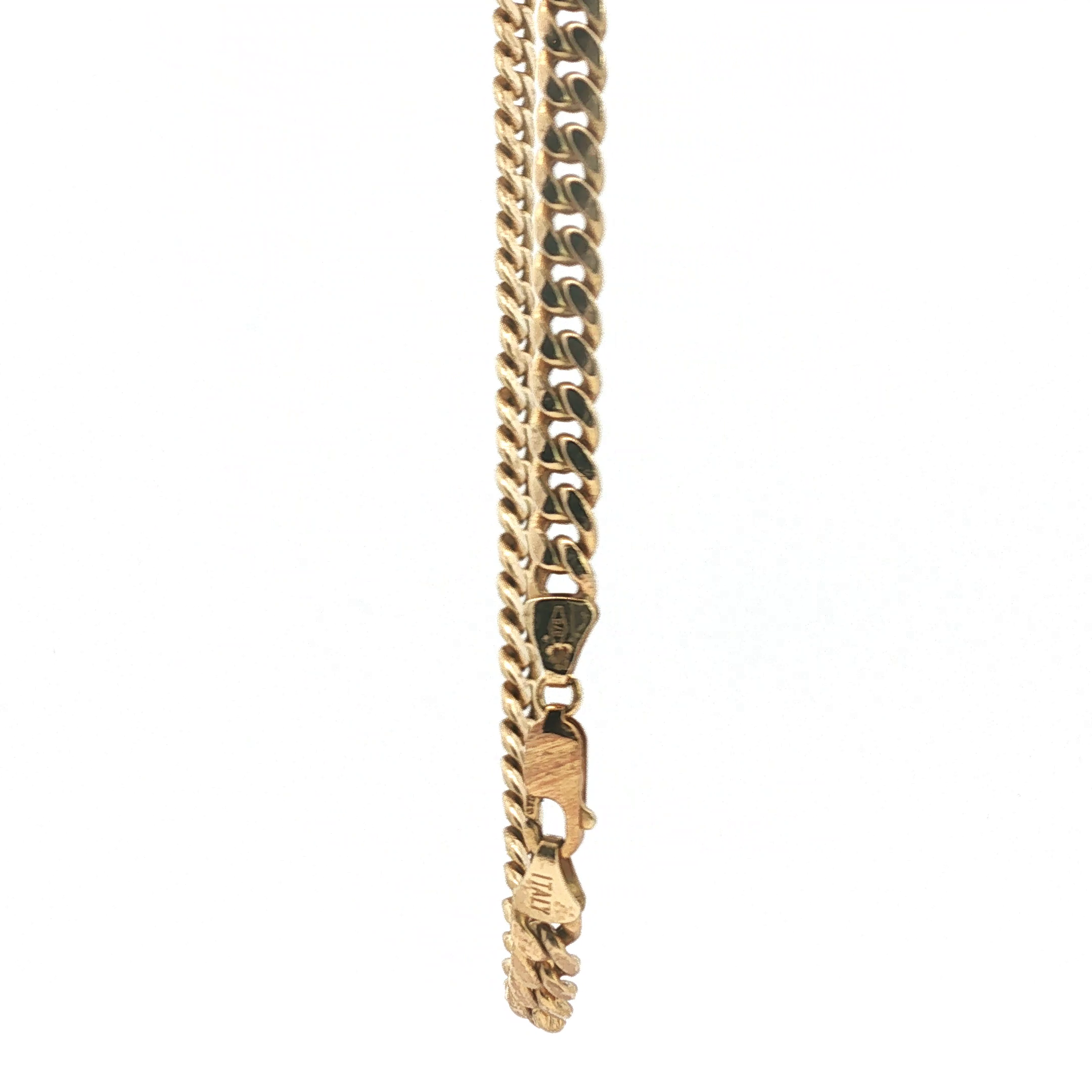 24" - Pre Owned - 9ct - Cuban Link Chain - ( 15.95g ) - Goldbank Jewellers