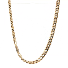 24" - Pre Owned - 9ct - Cuban Link Chain - ( 15.95g ) - Goldbank Jewellers