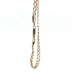16" - Pre Owned - 9ct - Flat Curb Chain - ( 9.21g ) - Goldbank Jewellers