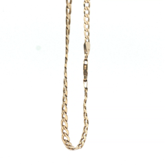 16" - Pre Owned - 9ct - Flat Curb Chain - ( 9.21g ) - Goldbank Jewellers