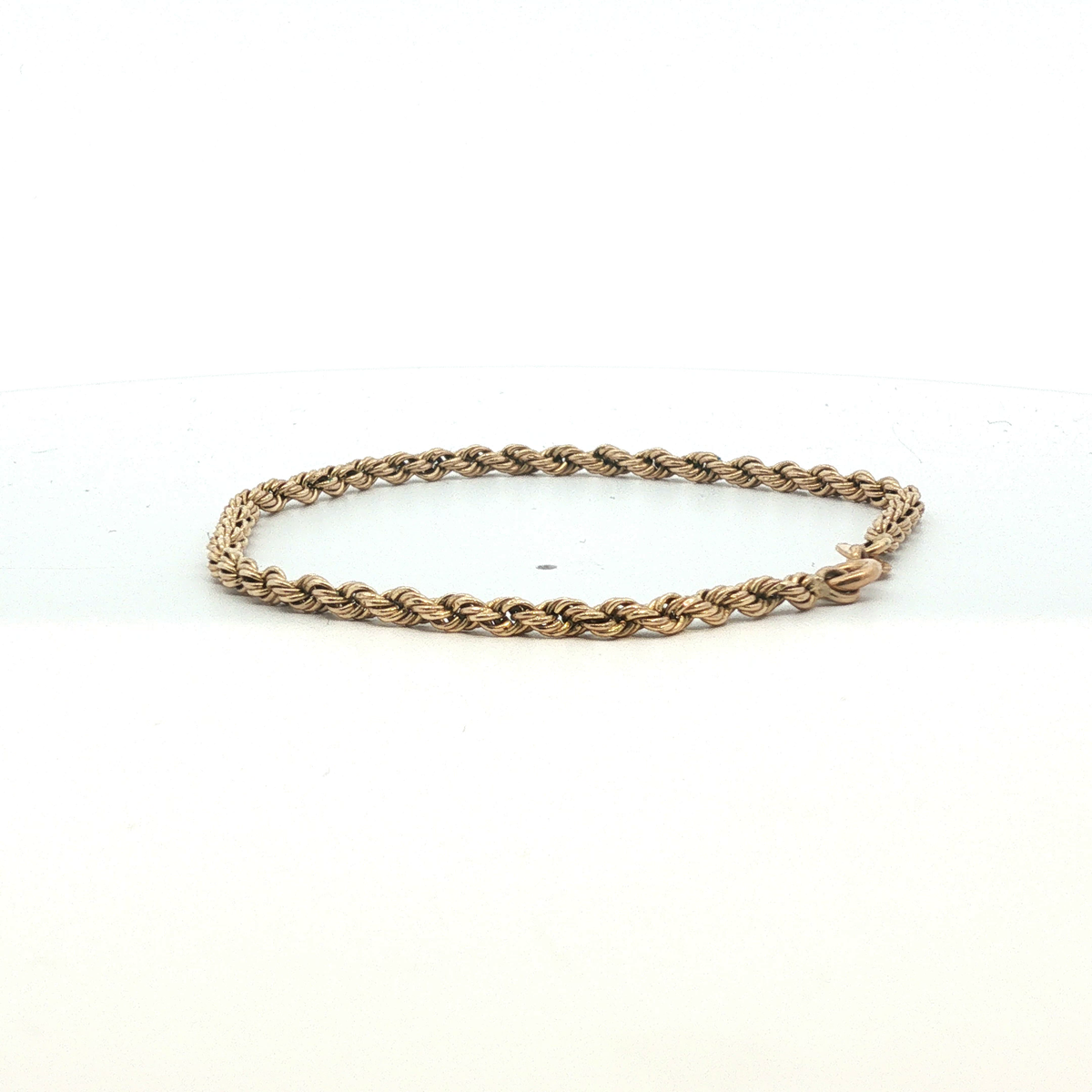 6" - Pre Owned - 9ct - Rope Chain Bracelet - ( 1.48g ) - Goldbank Jewellers