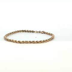 6" - Pre Owned - 9ct - Rope Chain Bracelet - ( 1.48g ) - Goldbank Jewellers