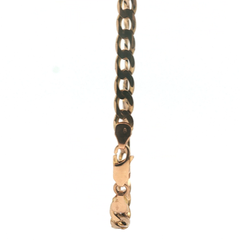 18" - Pre Owned - 9ct - Flat Curb Chain - ( 24.23g ) - Goldbank Jewellers