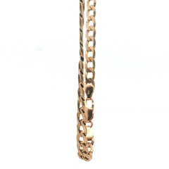 18" - Pre Owned - 9ct - Flat Curb Chain - ( 24.23g ) - Goldbank Jewellers