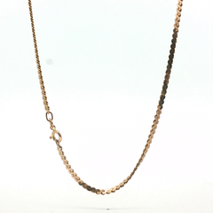 19" - Pre Owned - 9ct - Scroll Link Chain - ( 9.33g ) - Goldbank Jewellers