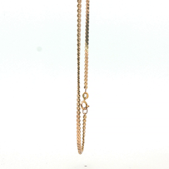 19" - Pre Owned - 9ct - Scroll Link Chain - ( 9.33g ) - Goldbank Jewellers